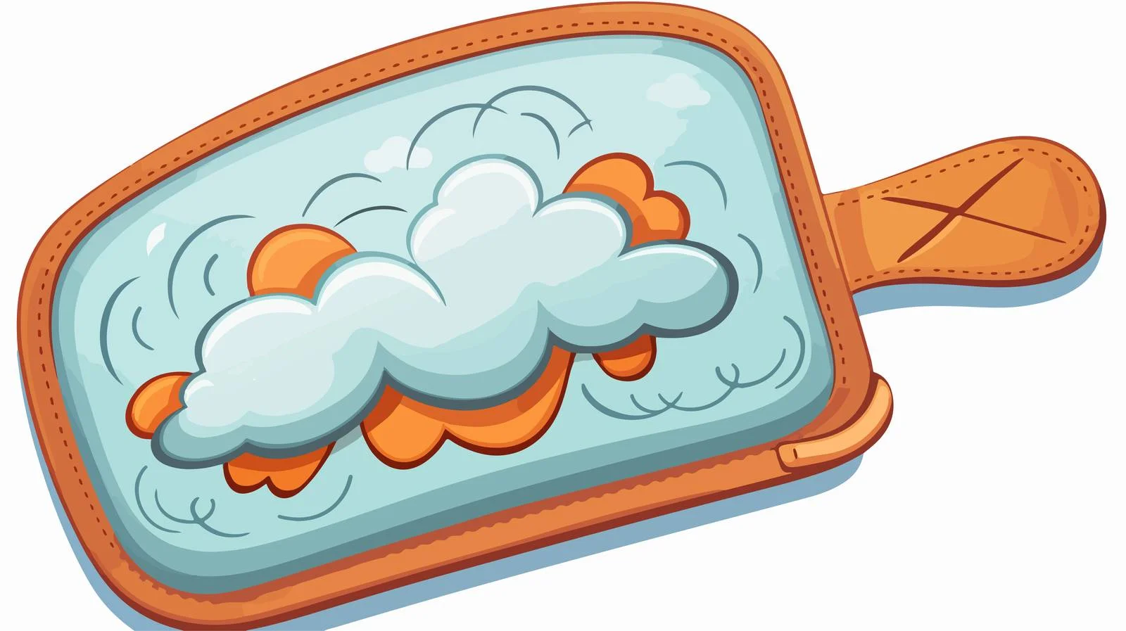 Cartoon Oven Glove Stock Vector Illustration — free download from Dotvec