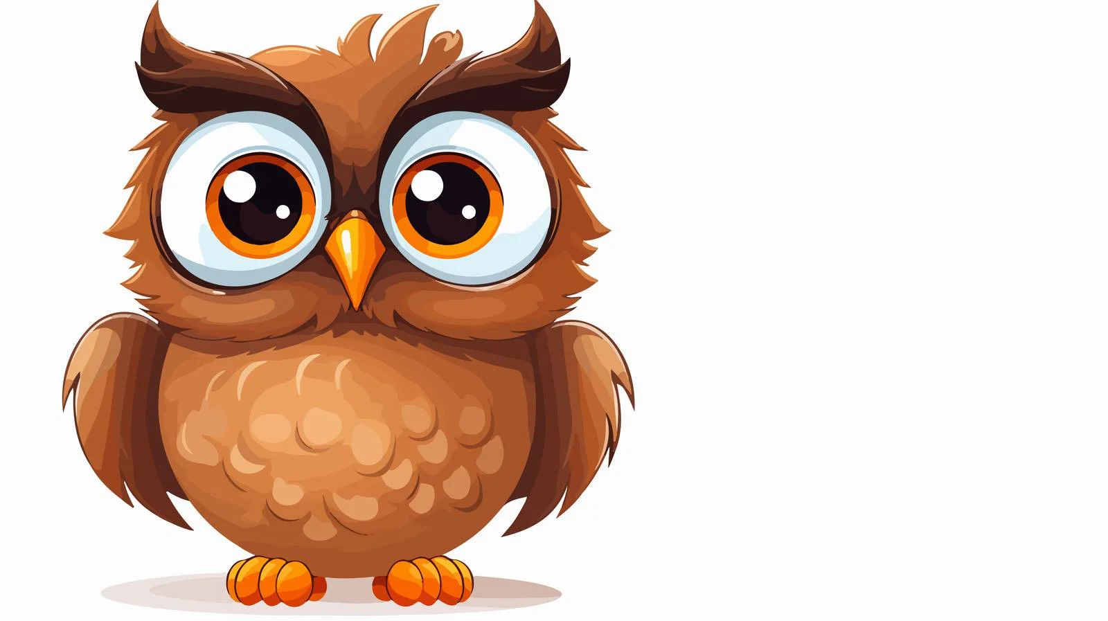 Cartoon Owl Speech Bubble Vector Illustration — free download from Dotvec