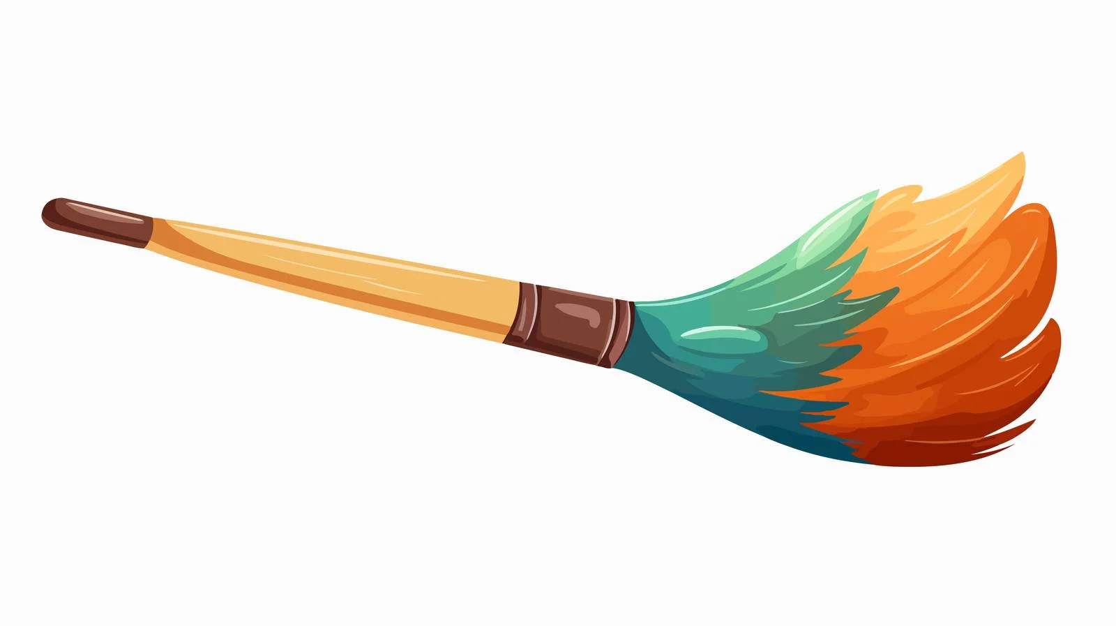 Cartoon Paint Brush Vector Illustration — free download from Dotvec