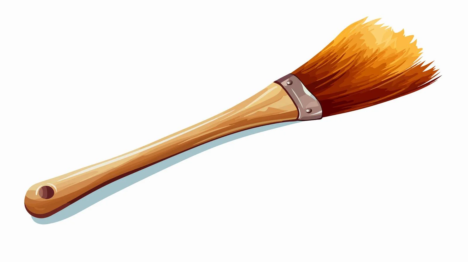 Cartoon Paint Brush Illustration — free download from Dotvec