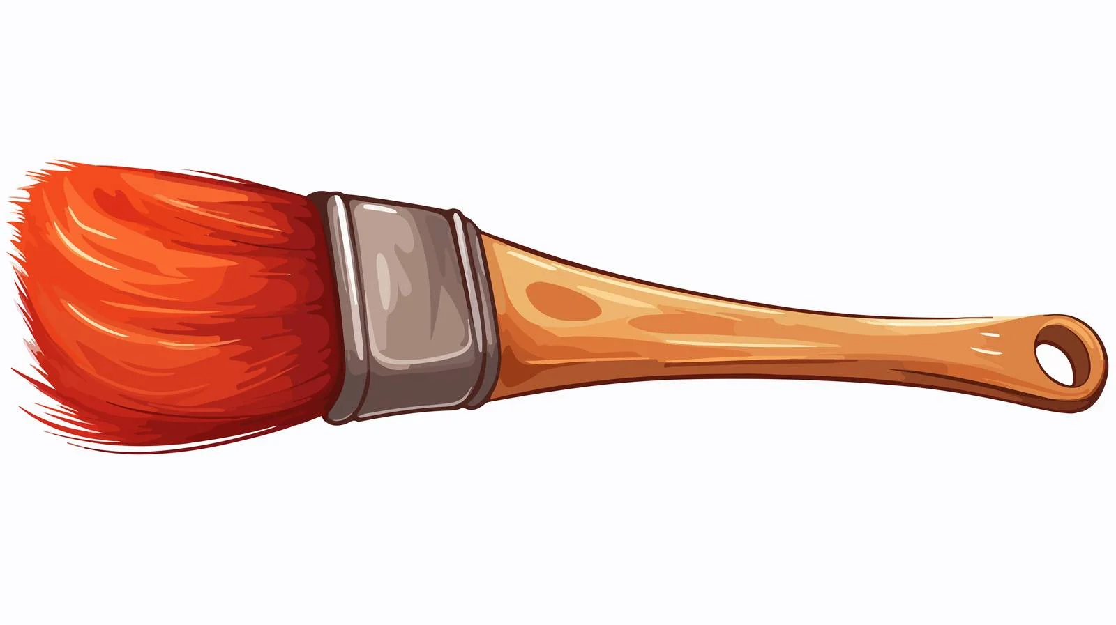 Cartoon Paint Brush Vector Illustration — free download from Dotvec