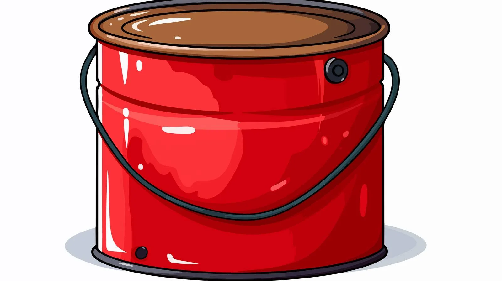 Colorful Cartoon Paint Can Illustration — free download from Dotvec