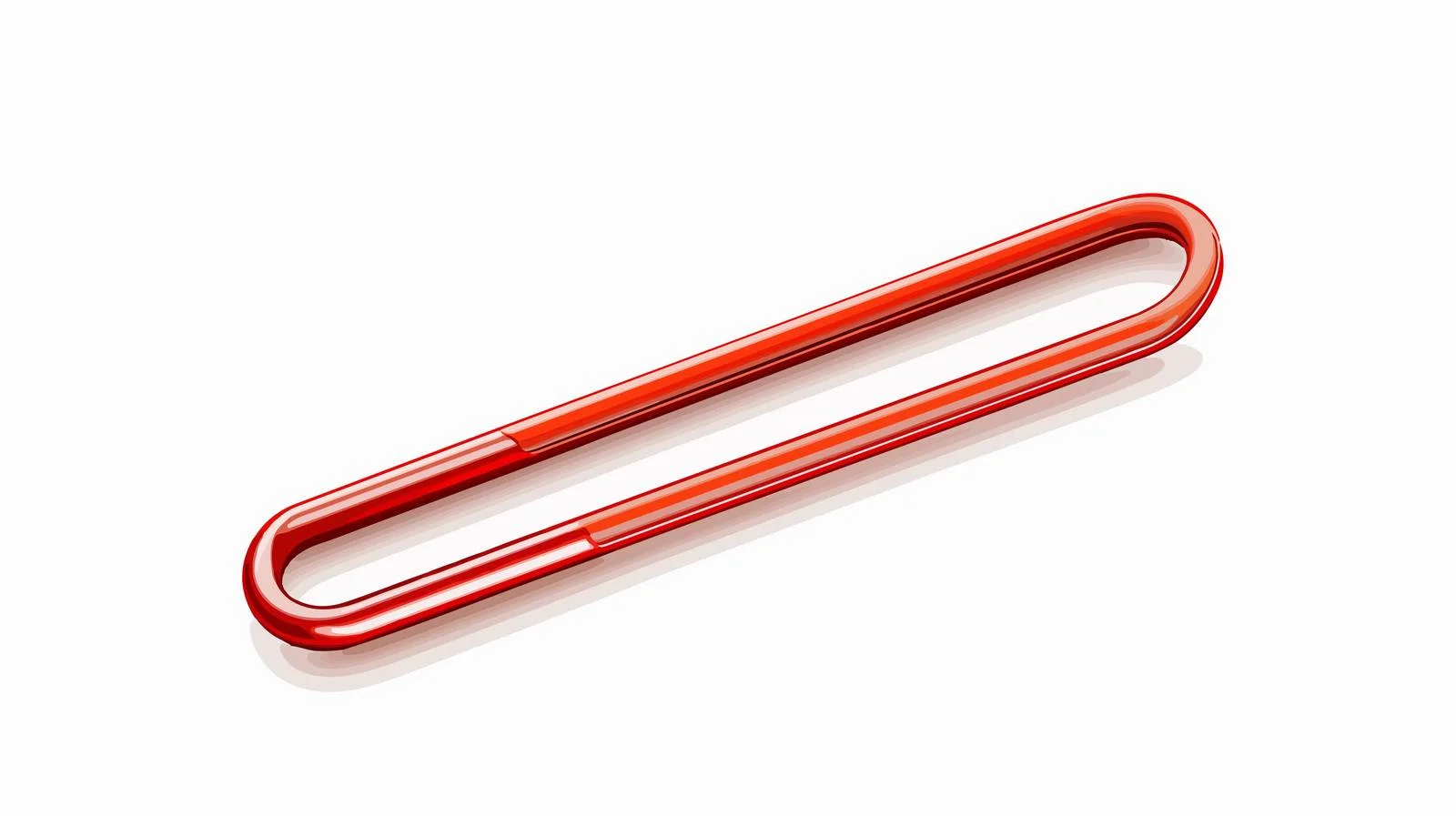 Cartoon Paperclip Vector Illustration — free download from Dotvec