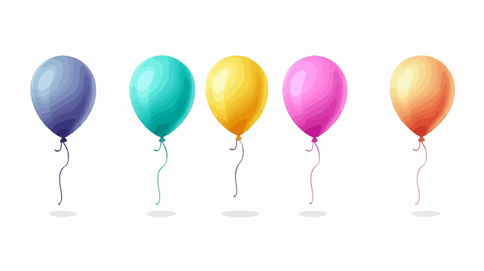 Cartoon Party Balloon Vector Illustration — free download from Dotvec