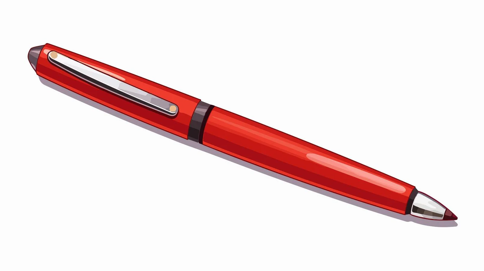 Cartoon Pen Vector Illustration — free download from Dotvec