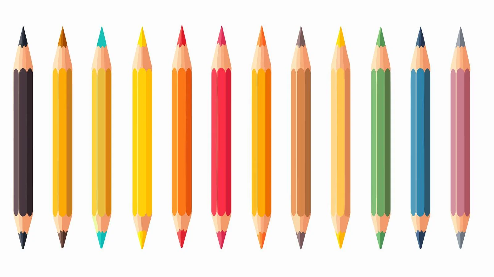 Cartoon Pencil Vector Stock Illustration — free download from Dotvec