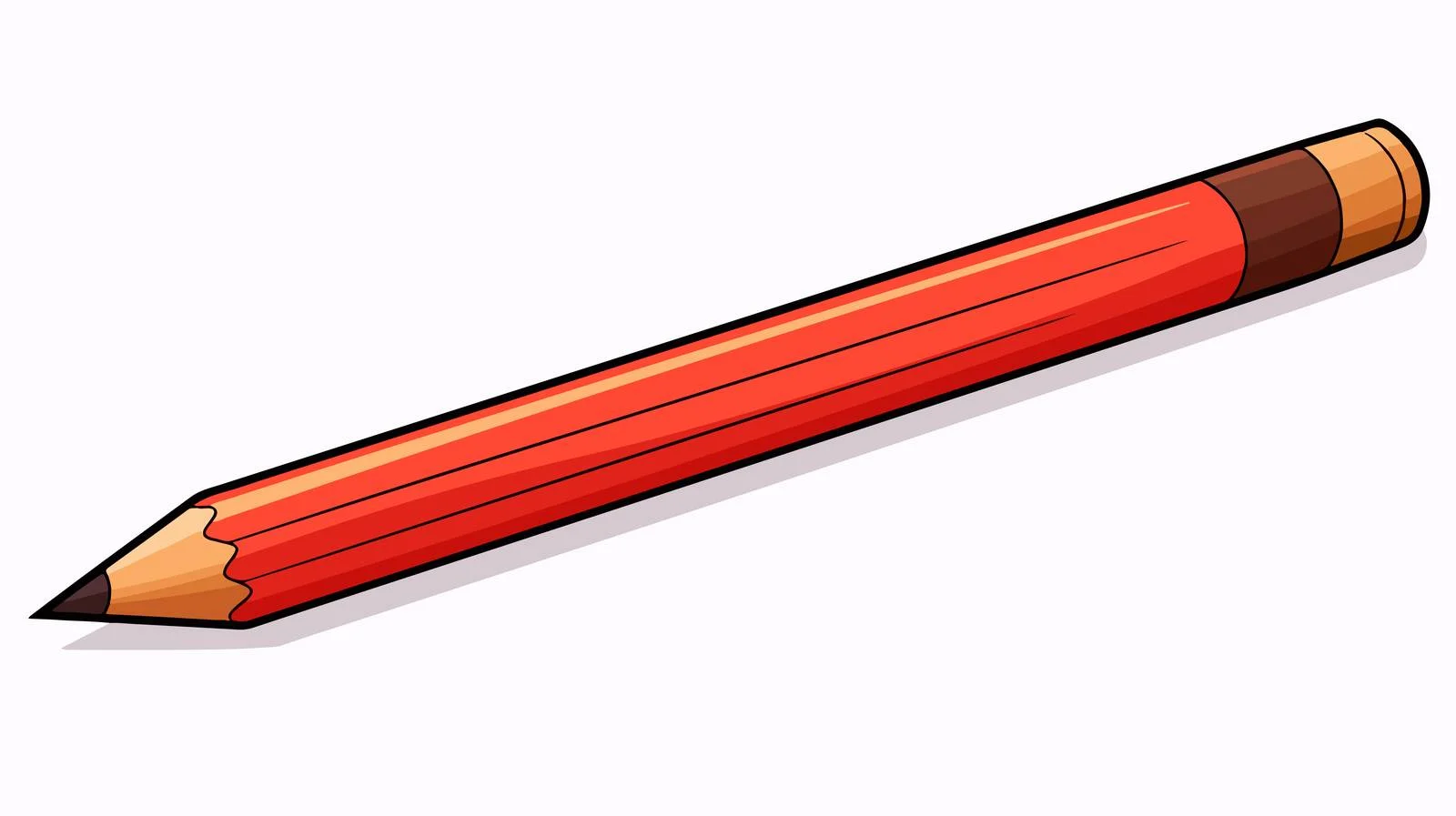 Cartoon Pencil Illustration — free download from Dotvec