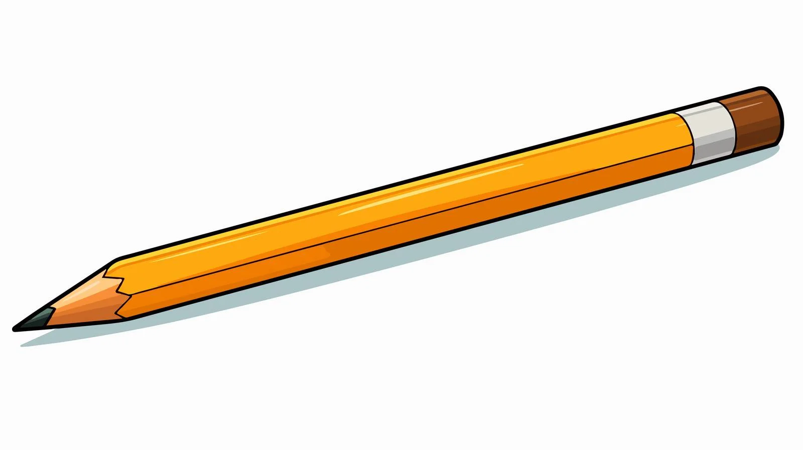 Cartoon Pencil Illustration — free download from Dotvec