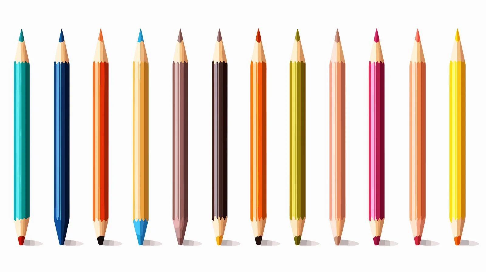 Cartoon Pencil Vector Illustration — free download from Dotvec