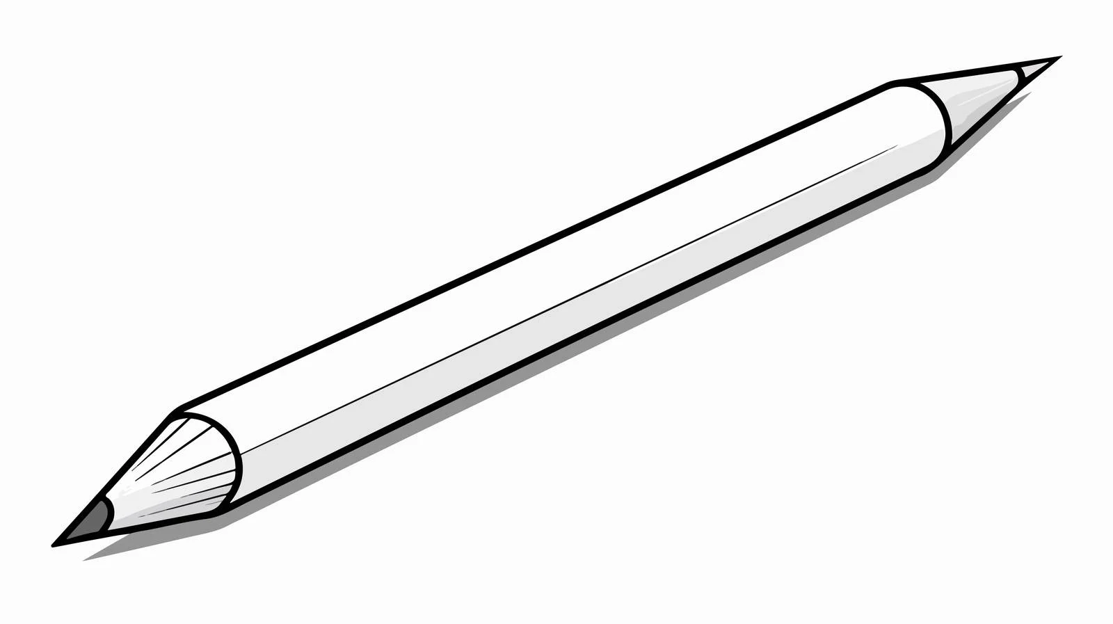 Cartoon Pencil Drawing Vector Illustration — free download from Dotvec