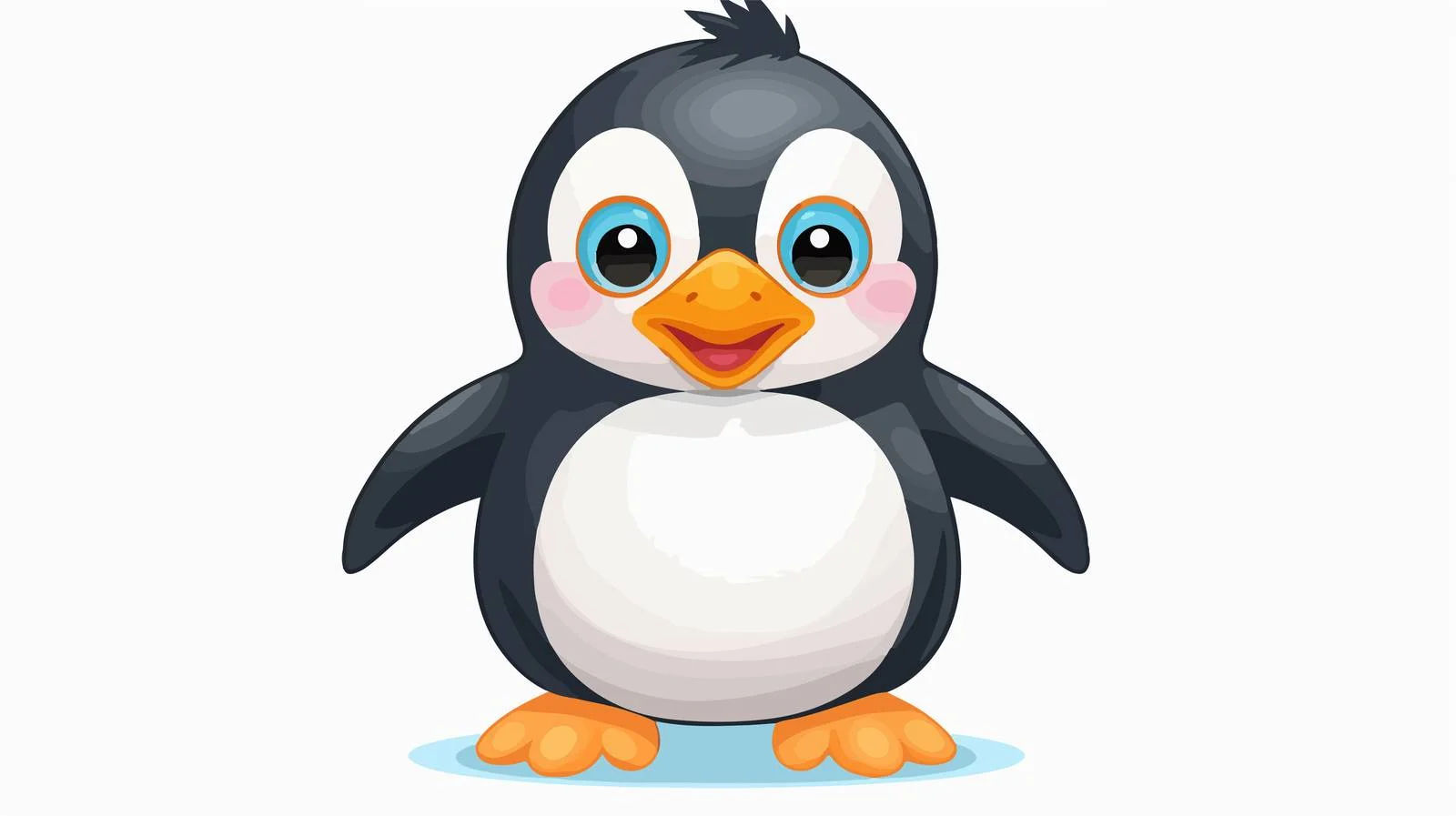 Cute Penguin Cartoon Vector Illustration — free download from Dotvec