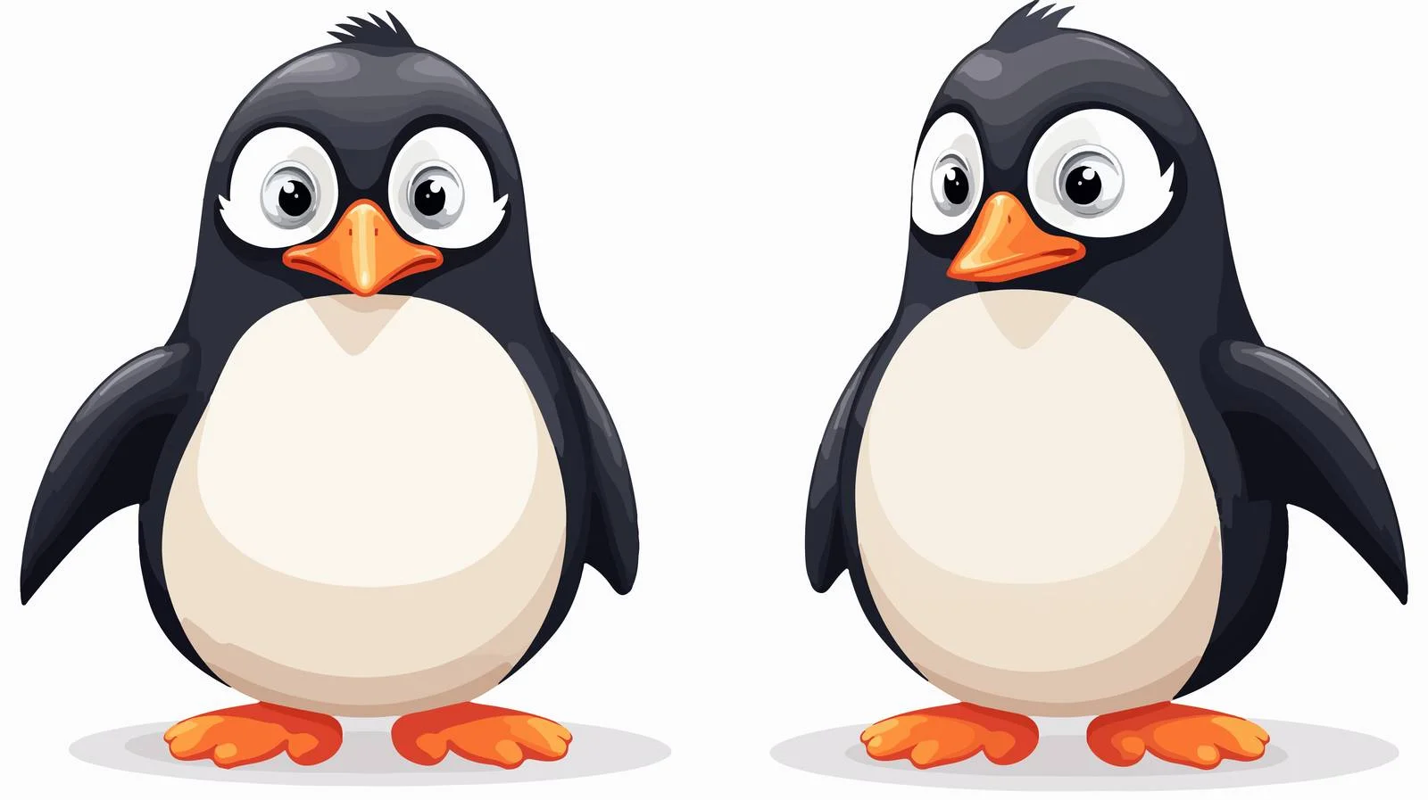 Adorable Penguin Cartoon Vector Illustration — free download from Dotvec