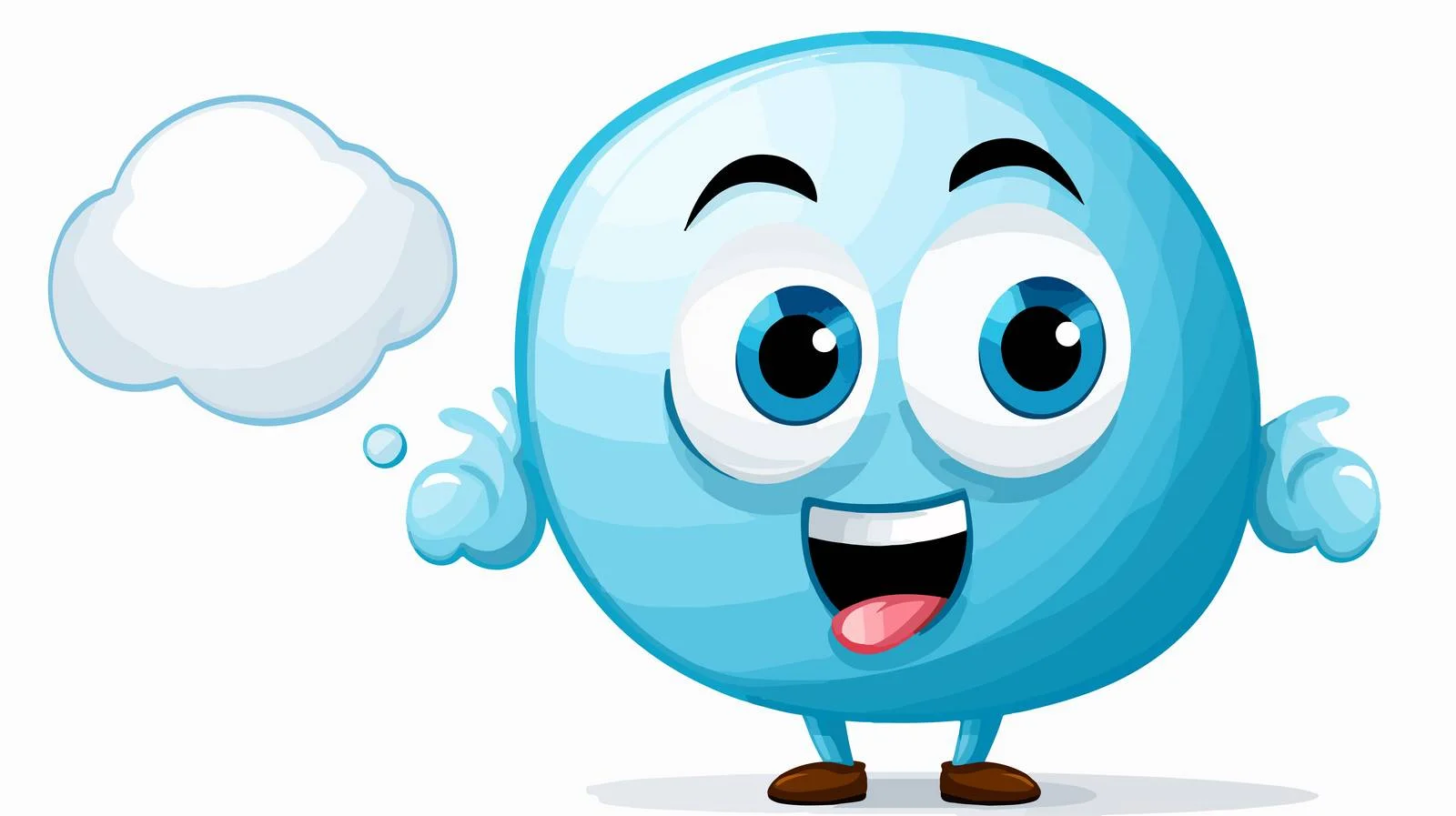 Animated Penguin Speech Vector Illustration — free download from Dotvec