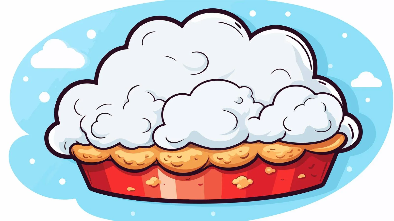 Whimsical Pie Sticker Art — free download from Dotvec