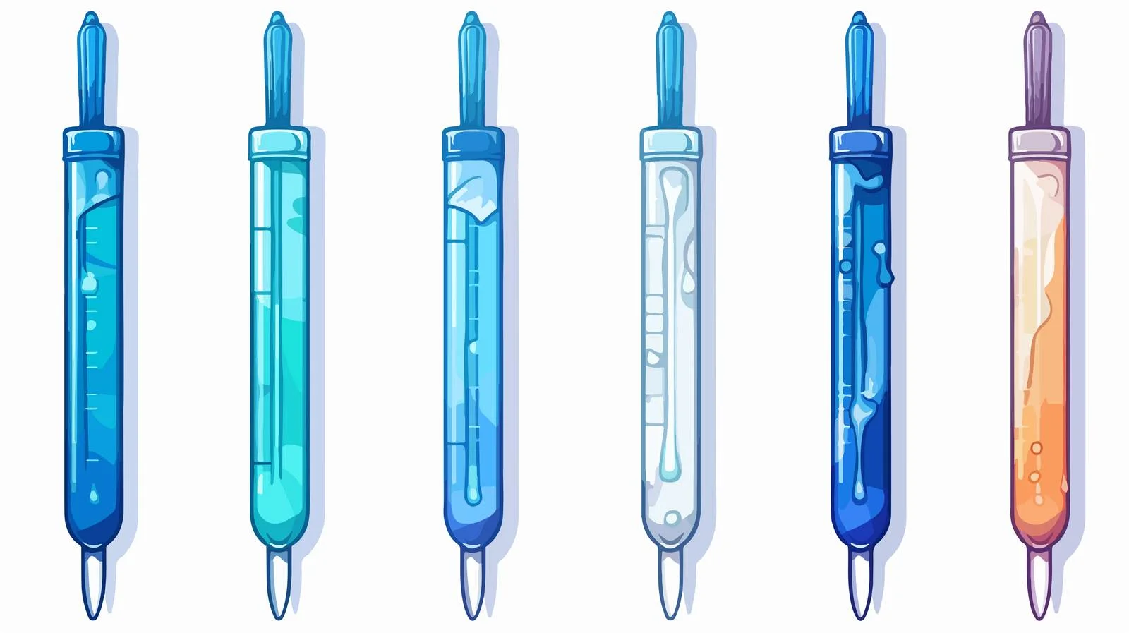 Cartoon Pipette Illustration — free download from Dotvec