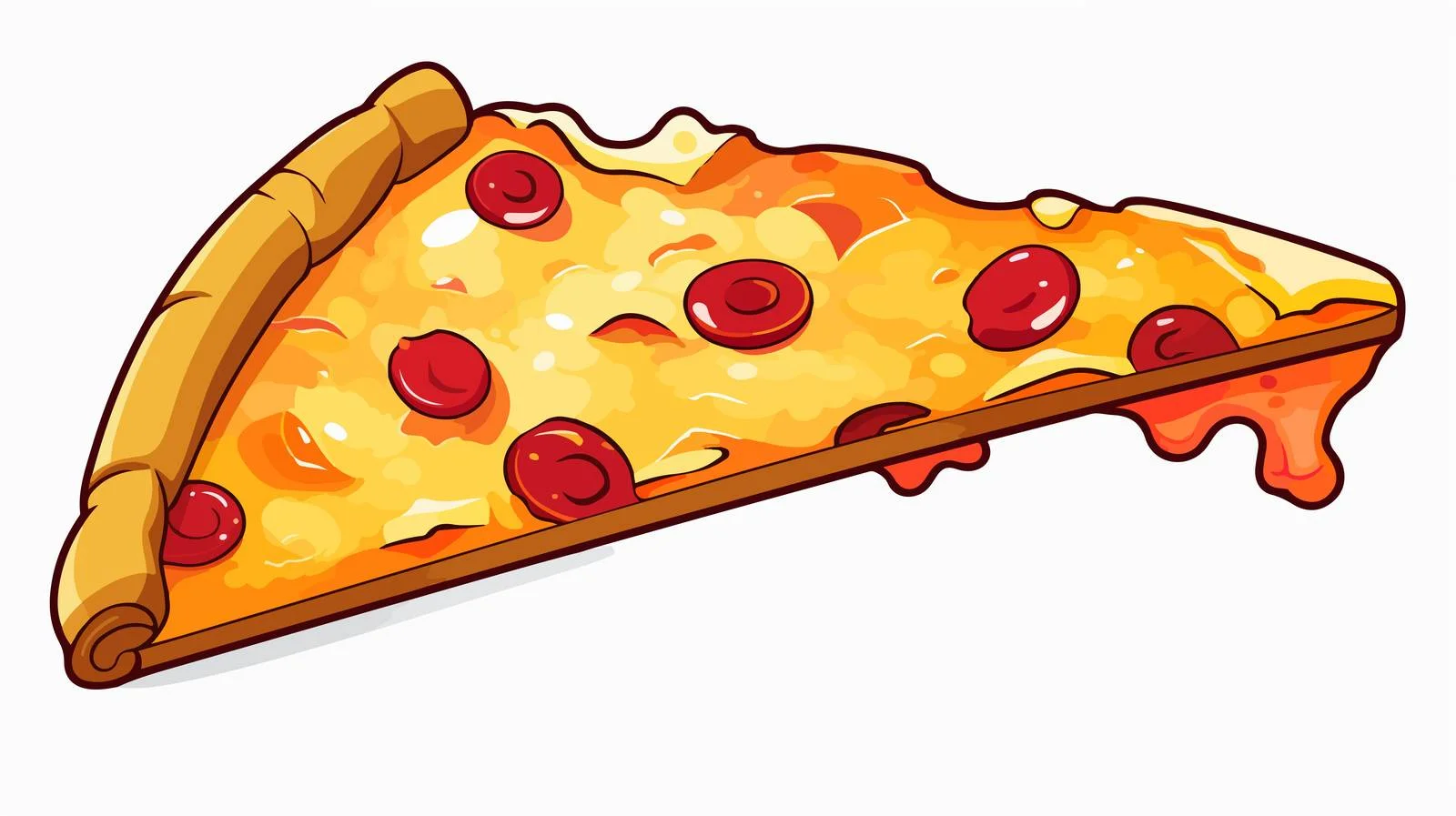 Pizza Slice Thought Bubble Cartoon Image — free download from Dotvec