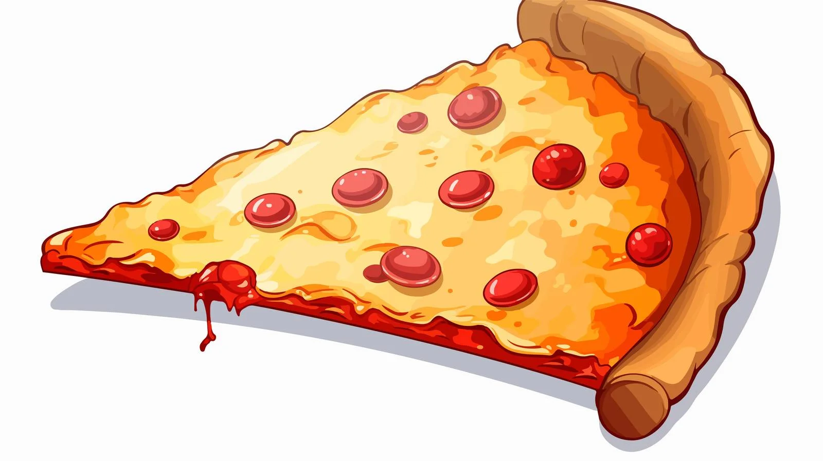 Pizza Slice Thought Bubble Cartoon — free download from Dotvec