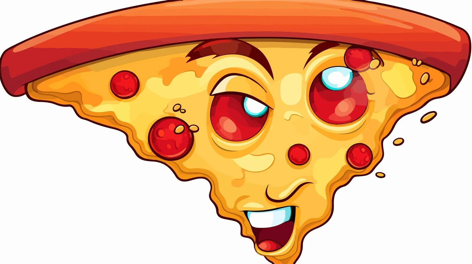 Pizza Slice Thought Bubble Cartoon Illustration — free download from Dotvec