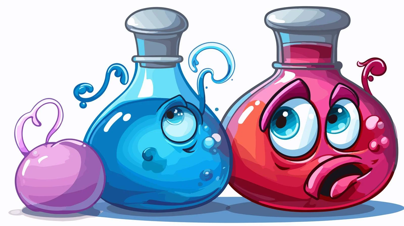 Cute Poison Thought Bubble Vector Illustration — free download from Dotvec