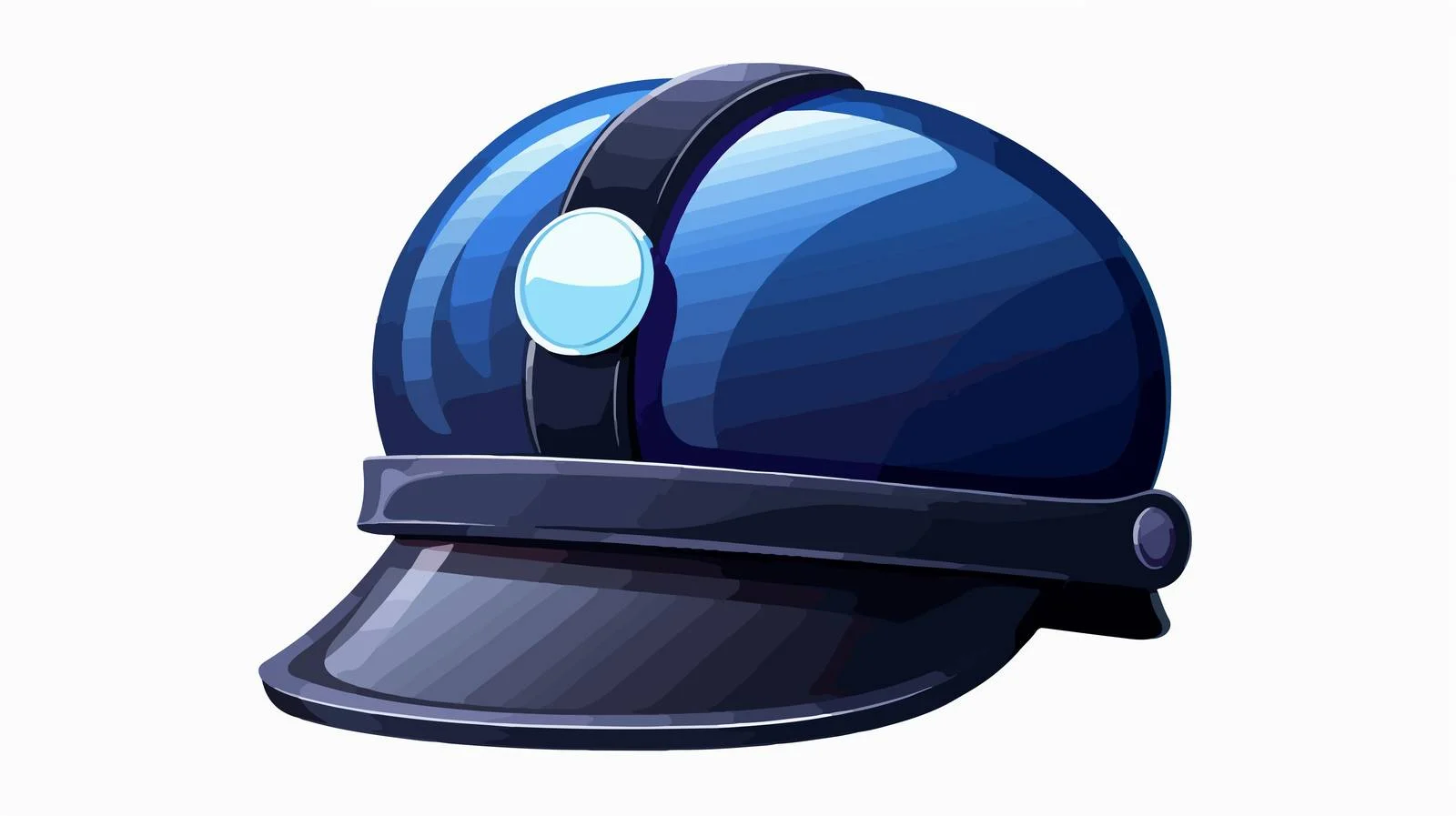 Policeman Helmet Cartoon Illustration — free download from Dotvec