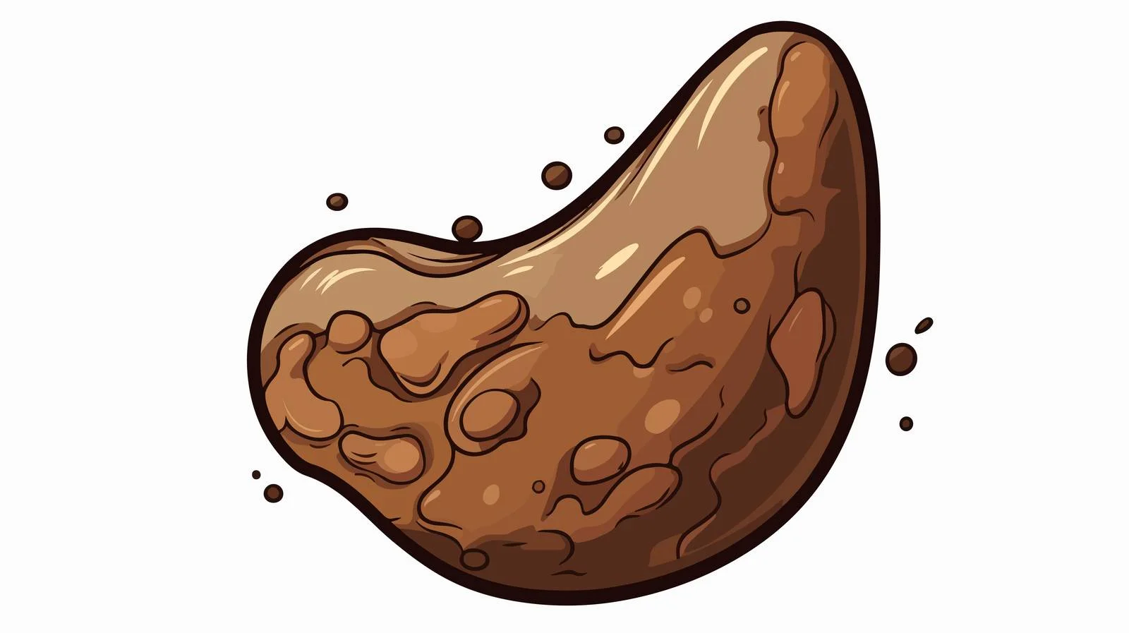 Cartoon Poop Vector Illustration — free download from Dotvec