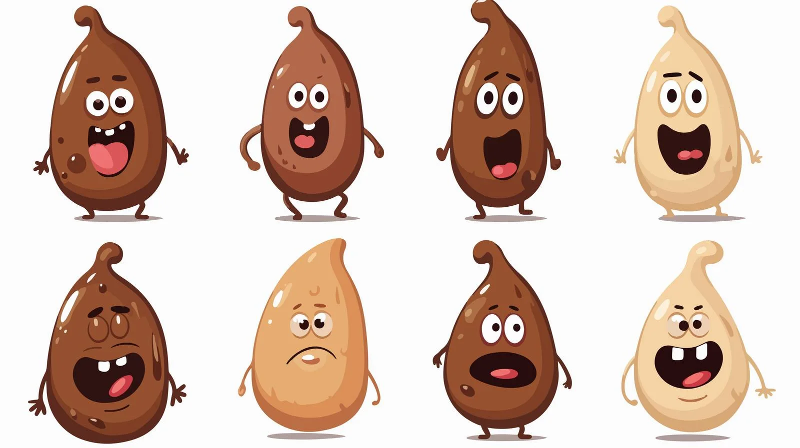 Cartoon Poop Vector Illustration — free download from Dotvec