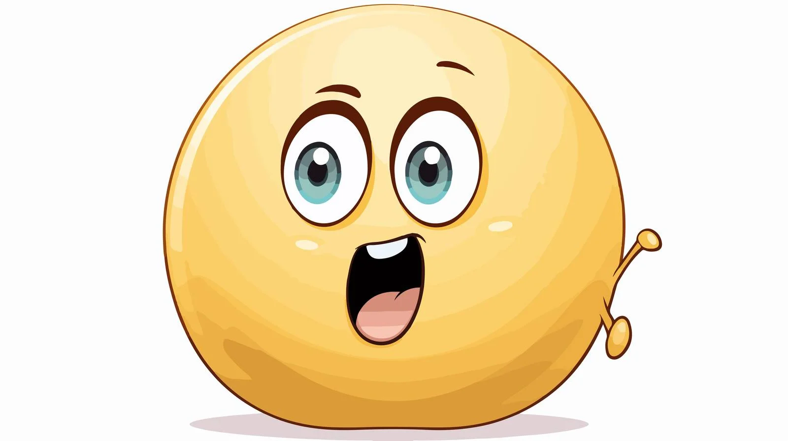 Cute Potato Speech Bubble Vector Illustration — free download from Dotvec