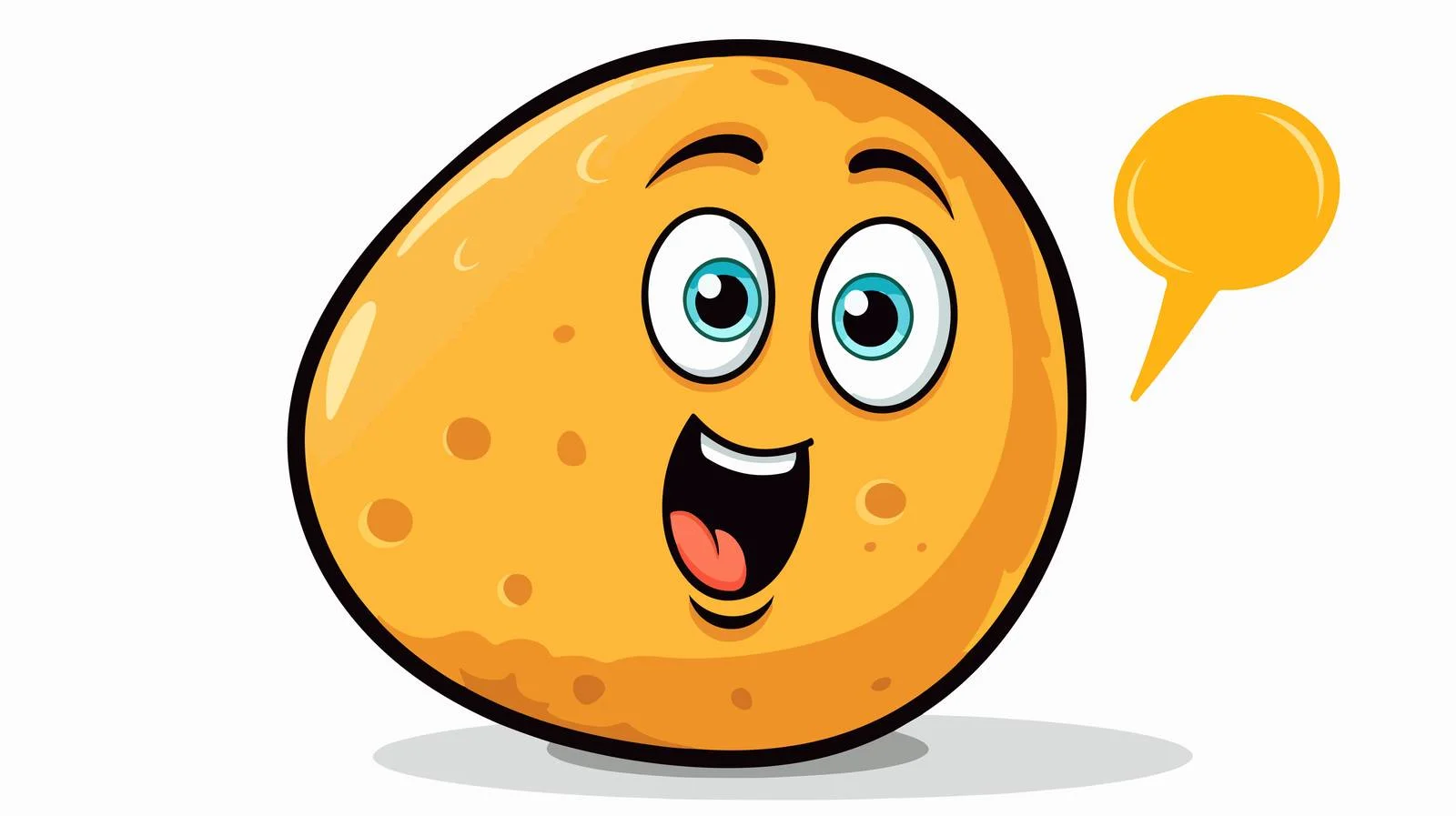 Animated Potato Speech Illustration — free download from Dotvec