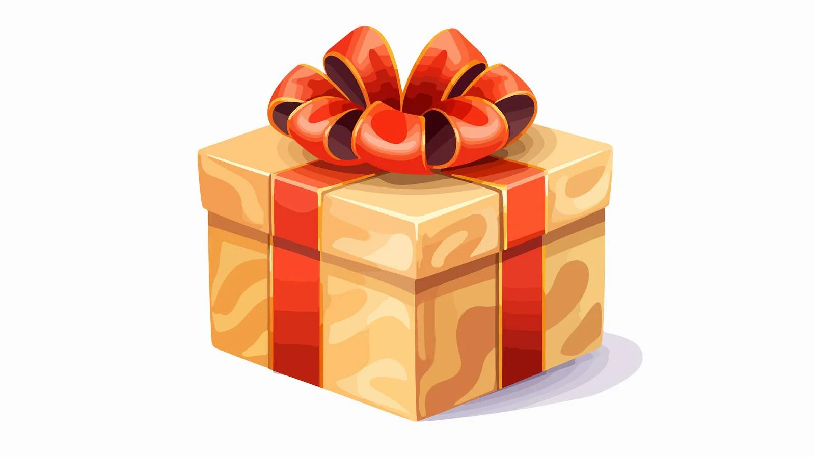 Fun Cartoon Present Illustration — free download from Dotvec