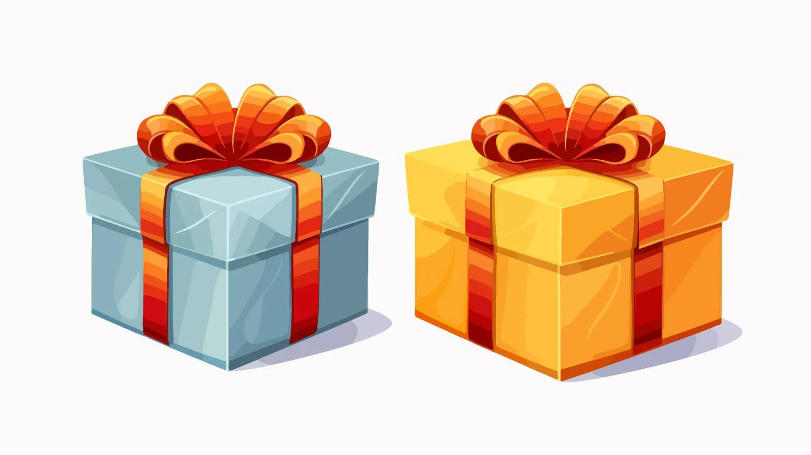Cartoon Gift Box Illustration — free download from Dotvec