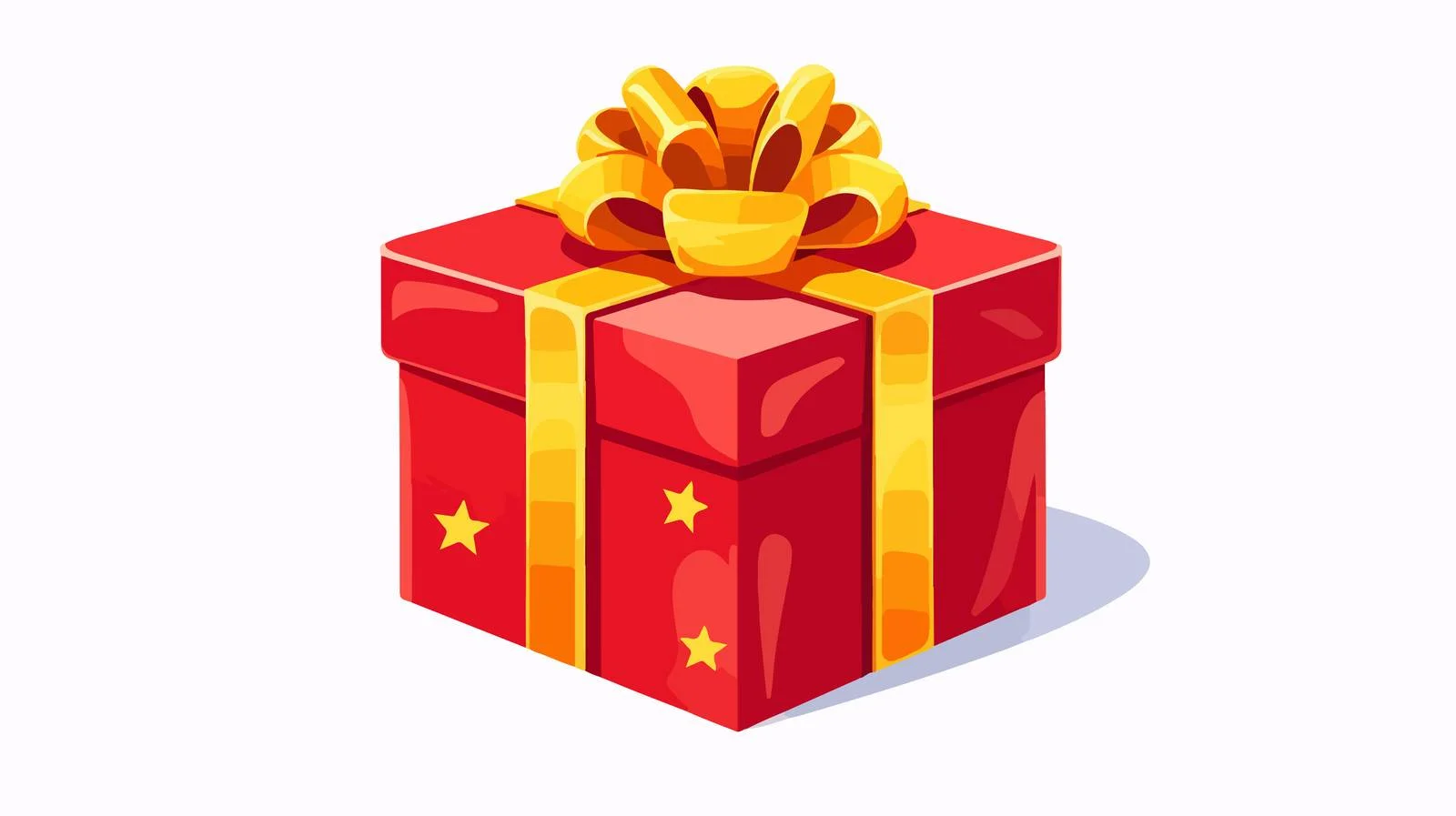 Cartoon Gift Box Vector Illustration — free download from Dotvec