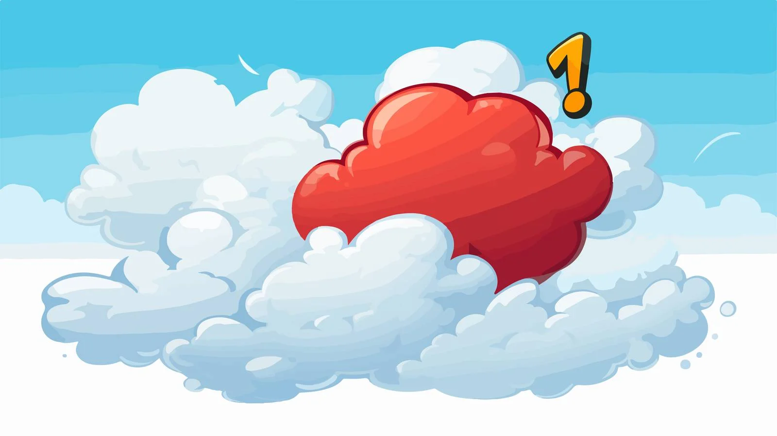 Inquisitive Cartoon Question Mark Illustration — free download from Dotvec