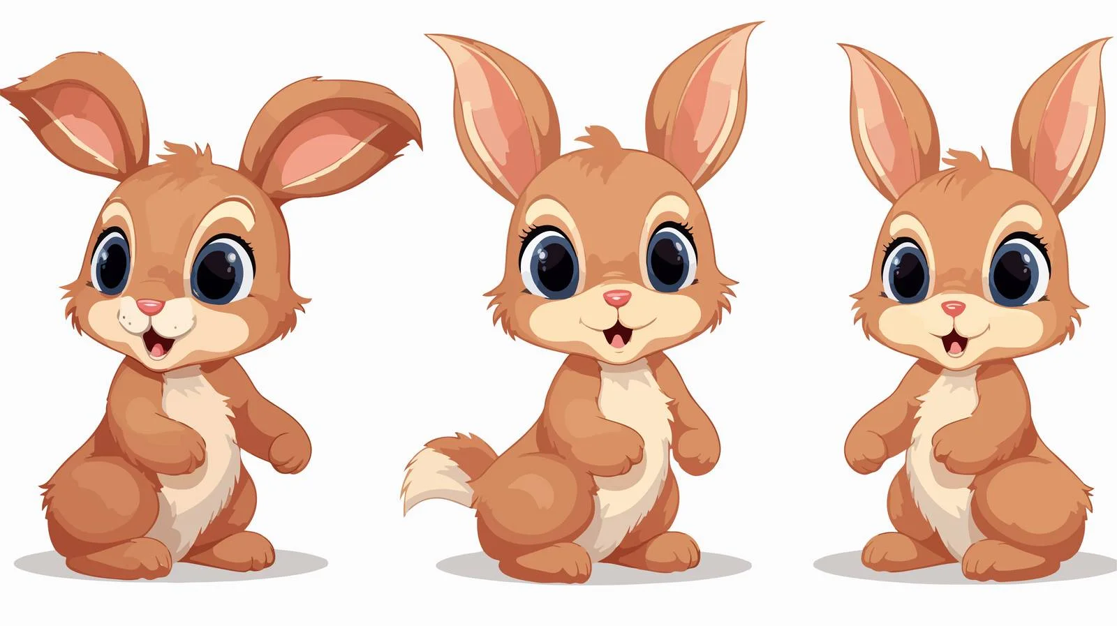 Cartoon Rabbit Illustration — free download from Dotvec