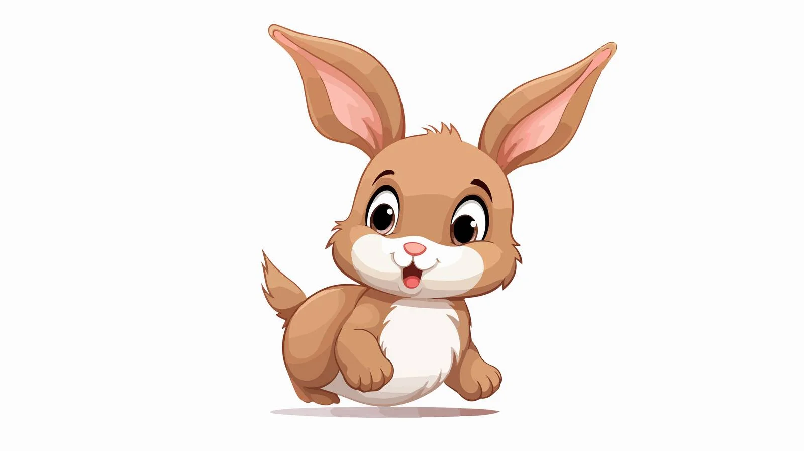 Cartoon Rabbit Vector Illustration — free download from Dotvec