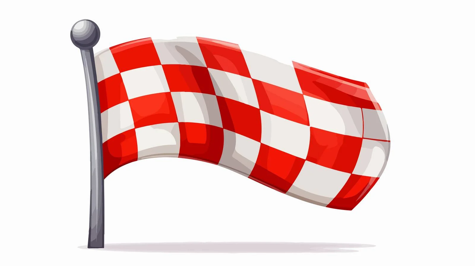 Cartoon Race Start Sign Vector Illustration — free download from Dotvec