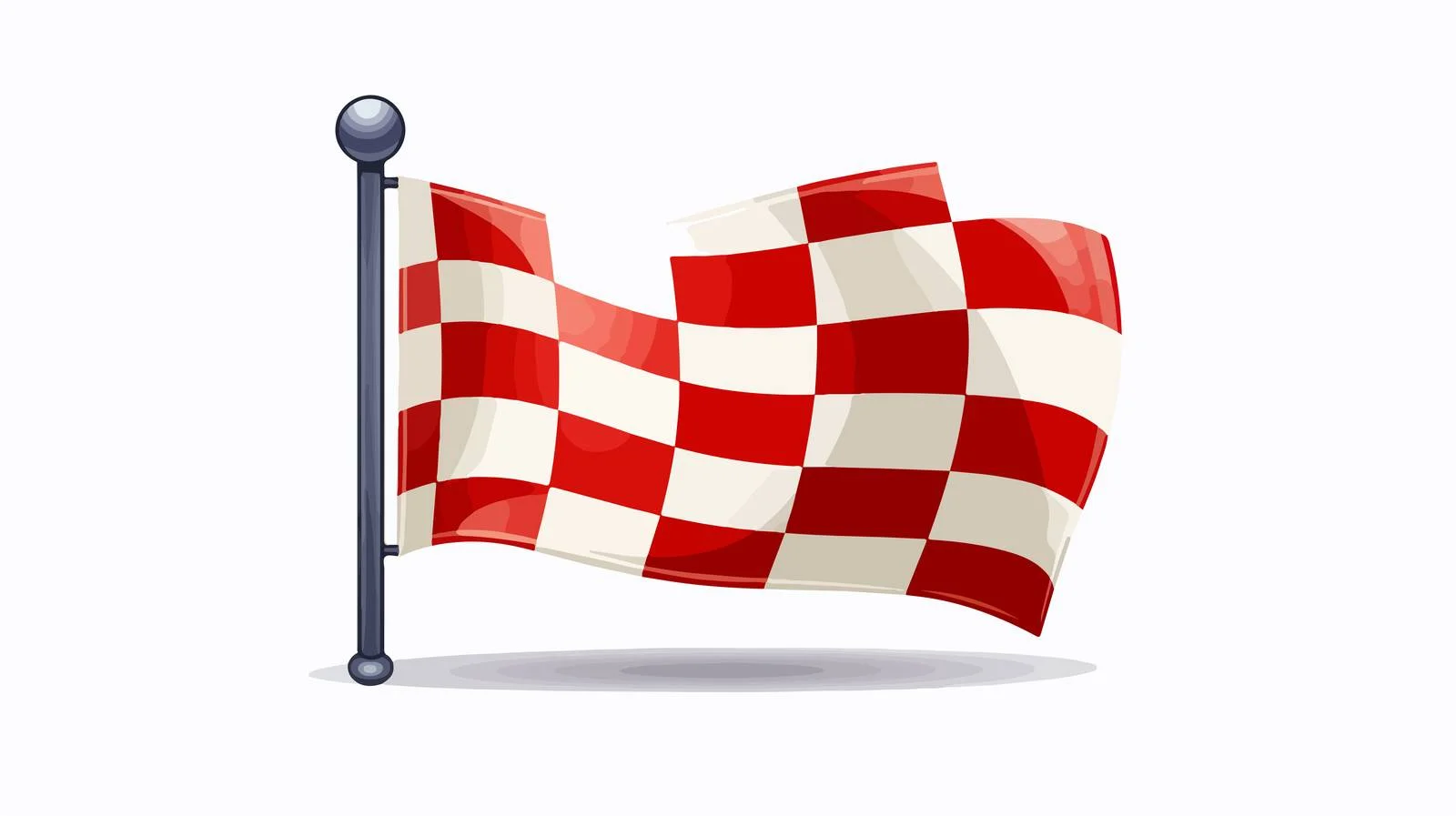 Cartoon Race Start Sign Vector Illustration — free download from Dotvec