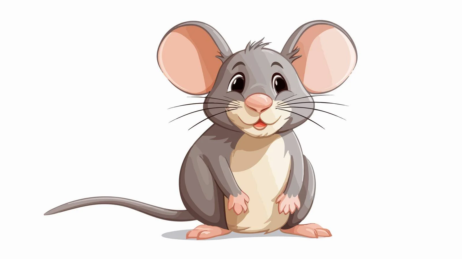 Playful Cartoon Rat Vector Illustration — free download from Dotvec