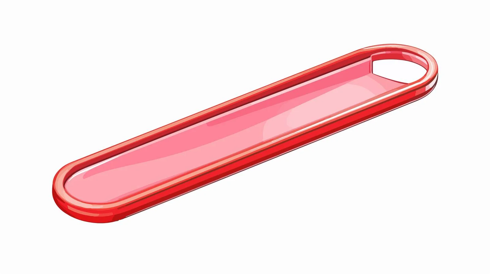 Cartoon Red Paperclip Vector Illustration — free download from Dotvec