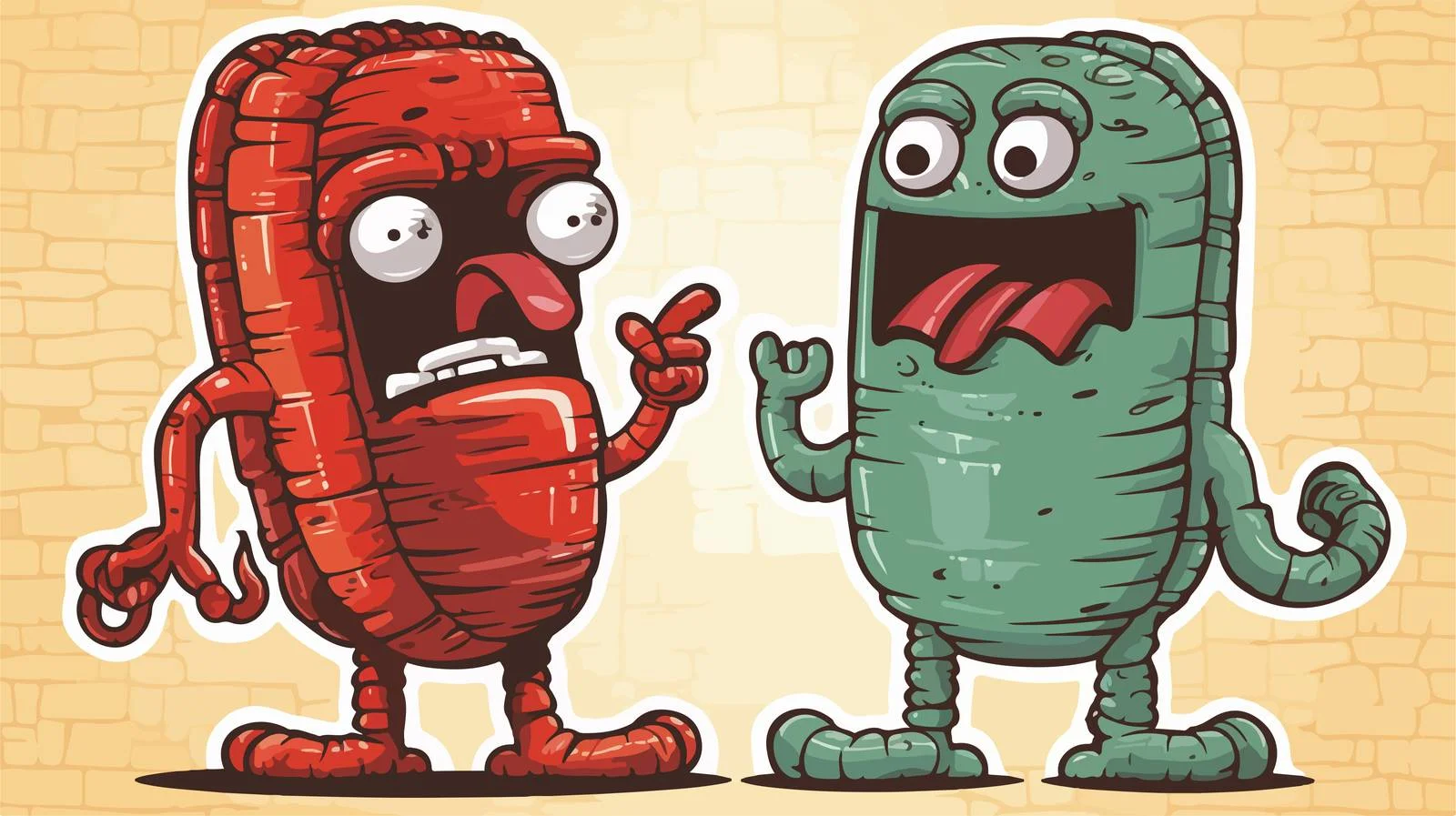 Intestinal Repairs with Speech Bubble Cartoon — free download from Dotvec