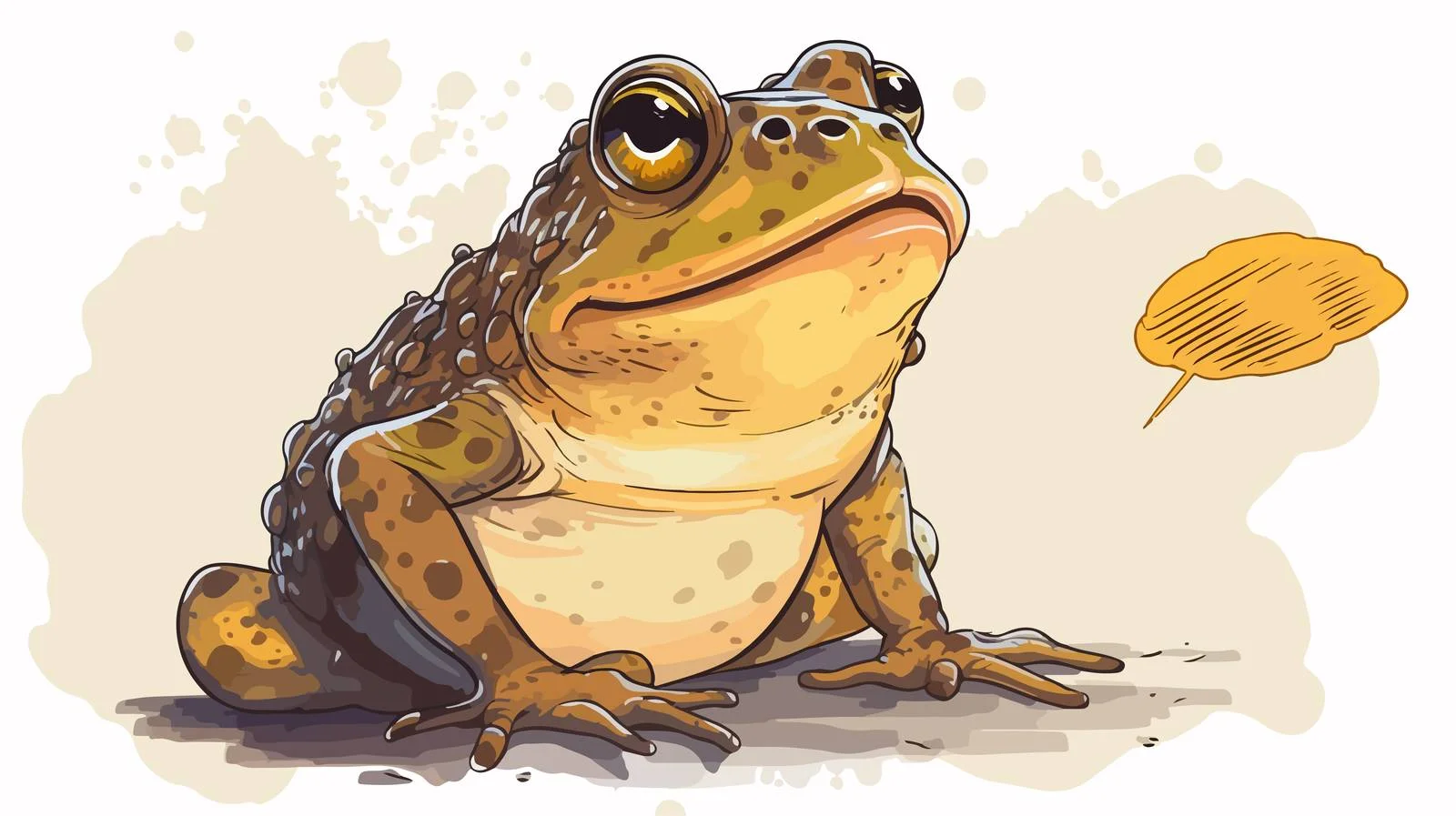 Wealthy Toad Dialogue Illustration — free download from Dotvec