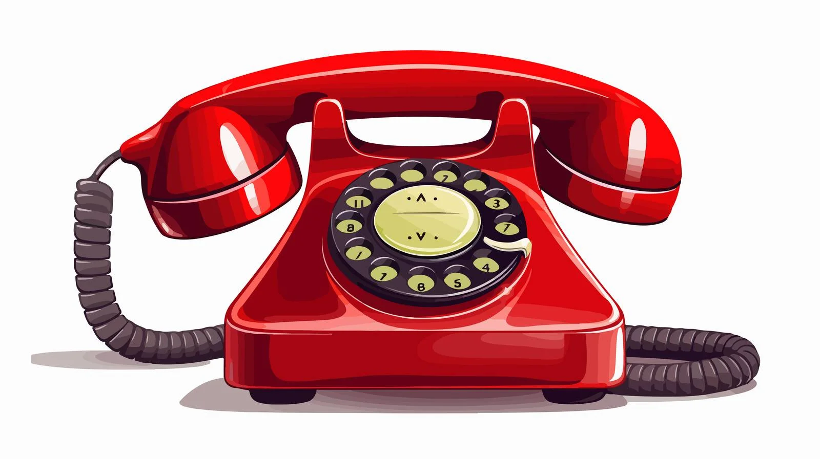 Animated Telephone Vector Illustration — free download from Dotvec