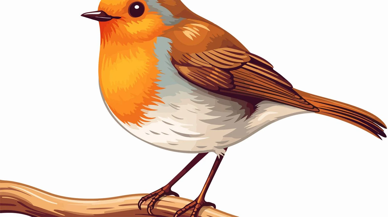 Cartoon Robin Stock Vector Illustration – free robin image from Dotvec