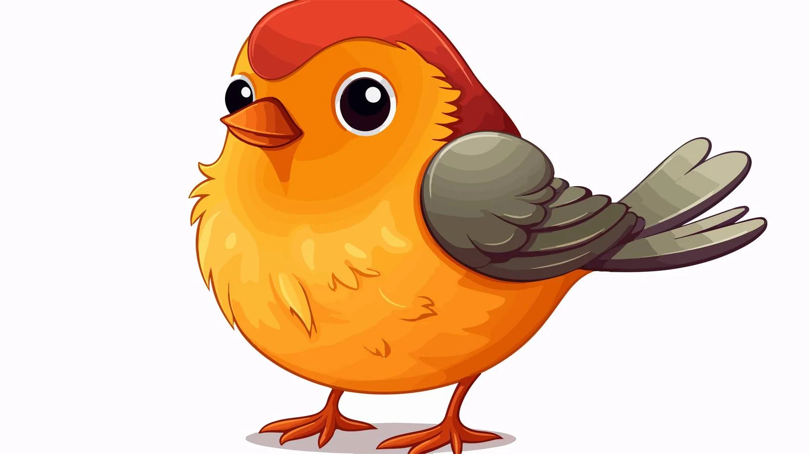 Cartoon Robin Vector Illustration — free download from Dotvec