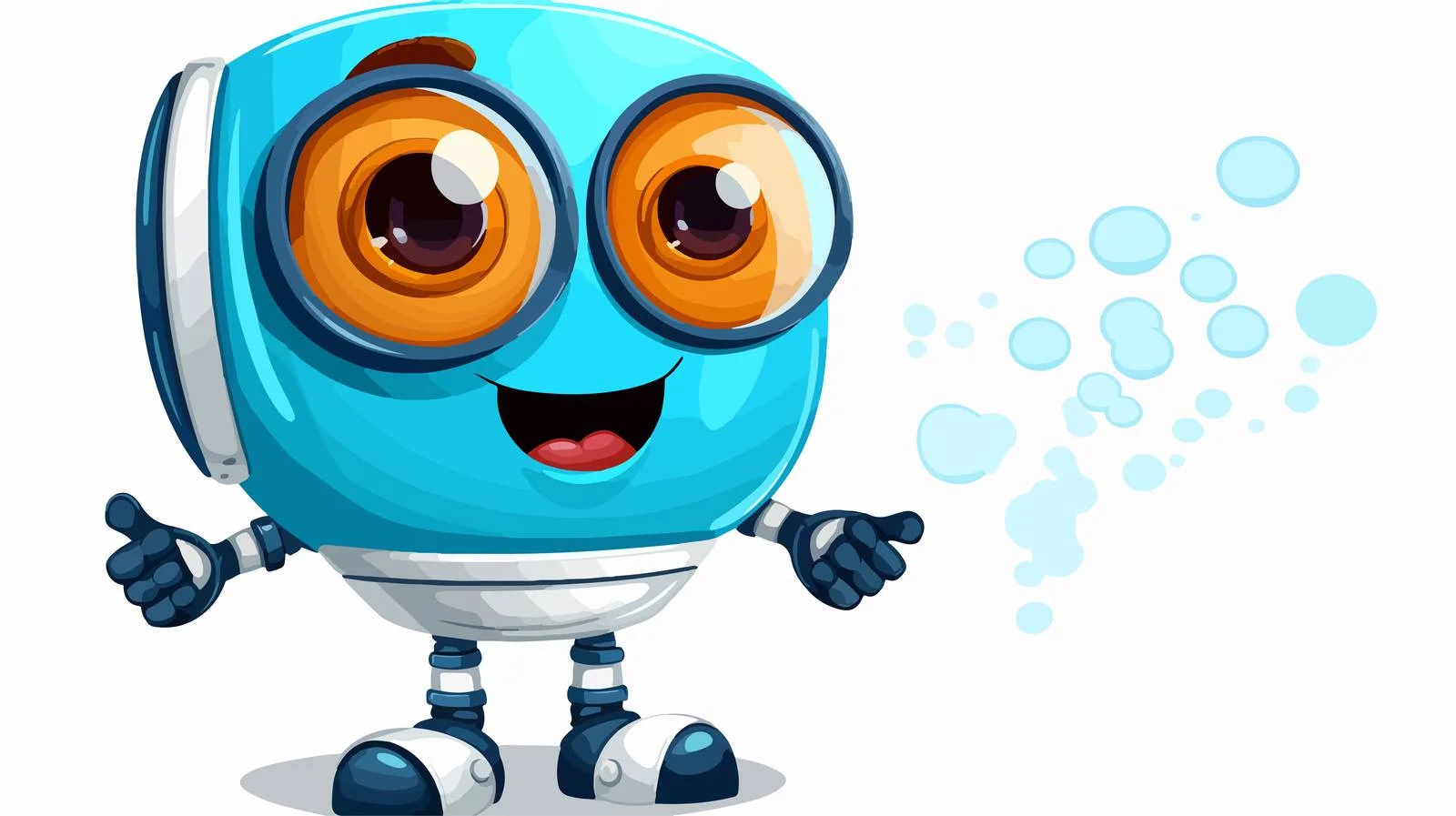 Robotic Communication Illustration — free download from Dotvec