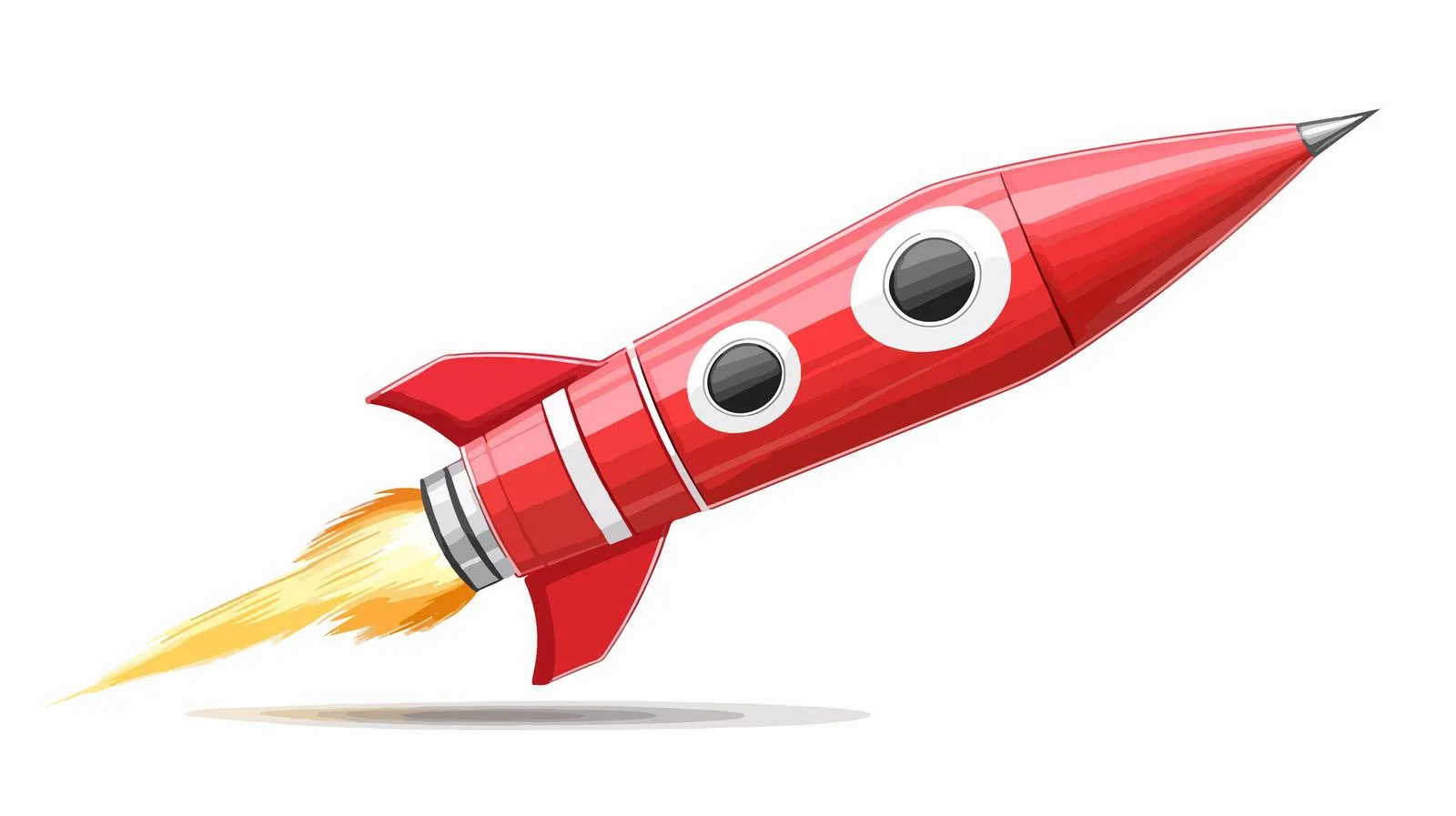 Rocket Pencil Stock Vector Illustration — free download from Dotvec