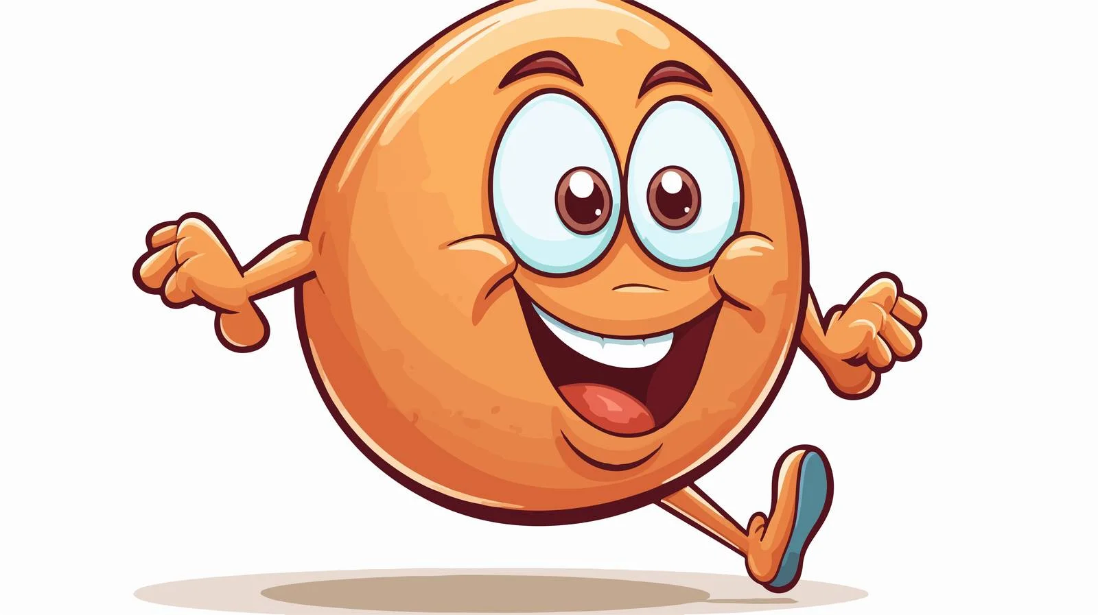 Energetic Egg Cartoon Vector Illustration — free download from Dotvec