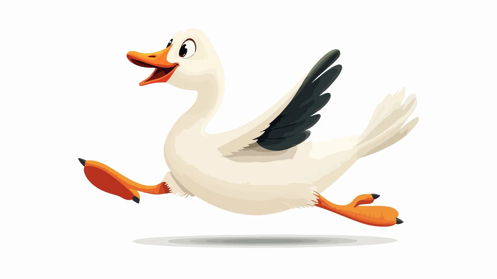 Animated Goose Vector Illustration — free download from Dotvec