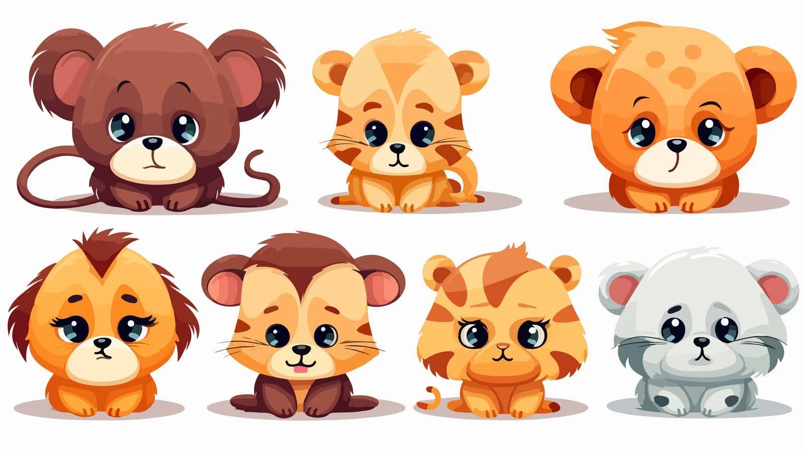 Illustration: Sad Little Animal Cartoon Vector — free download from Dotvec