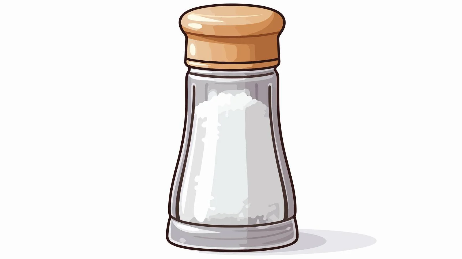 Cartoon Salt Shaker Vector Illustration — free download from Dotvec