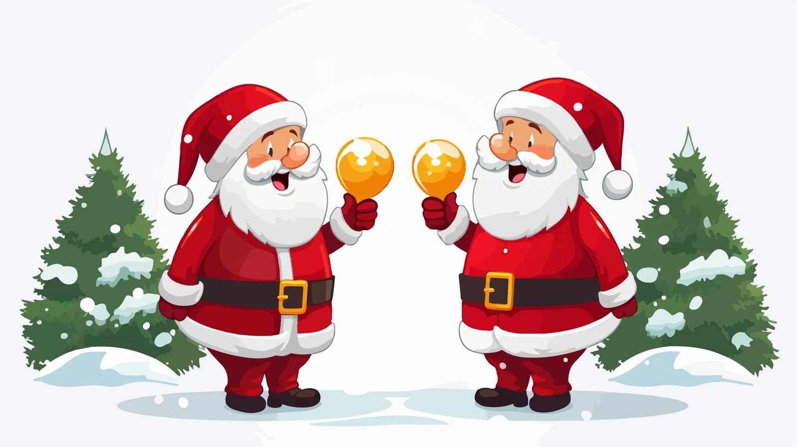 Santa Claus Speech Bubble Vector Illustration — free download from Dotvec